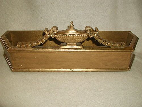 French Bed Coronet Small Wooden Gilt Early 1900's