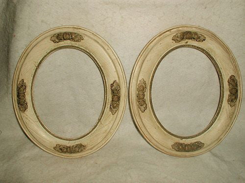 Italian carved frames acorn pair 19th century