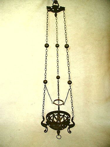 Sanctuary Fixture Bronze France Early 1800's Hand Forged