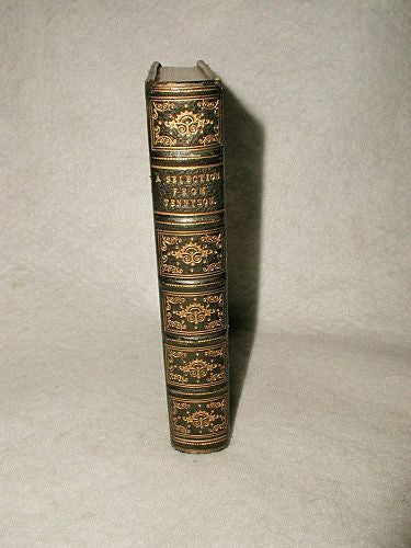 Tennyson Poetry Works Leather Bound Illustrations C.1869
