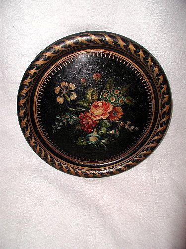 Papier Mache Tray 19th Century England Hand Painted