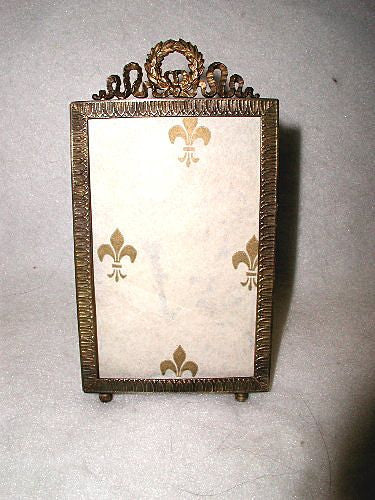 French Brass Frame Photo ornate 19th Century