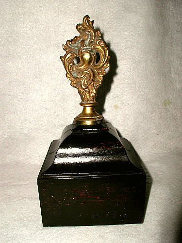 Bronze Finial Mounted Architectural Topper France 19th Century