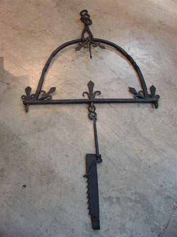 18th Century French Iron Cremailliere
