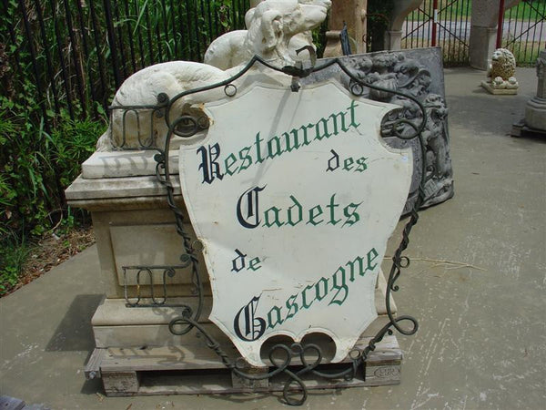 Hand Forged Iron Restaurant Sign