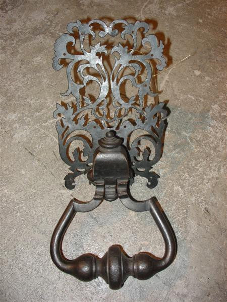Rocaille Iron Door Knocker from Provence