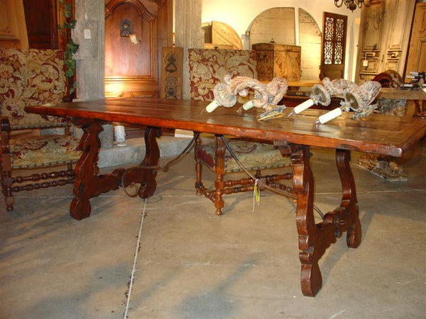 Catalane Dining Table, Chestnut Wood