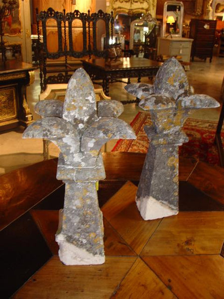 Pair of Stone Architectural Church Elements from France