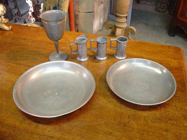 Antique Pewter Dishes