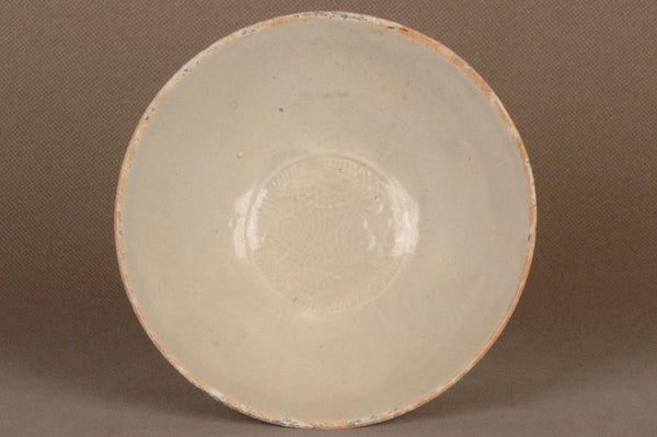 Chinese Song Dynasty Qingbai Bowl w Fish , 1000 AD