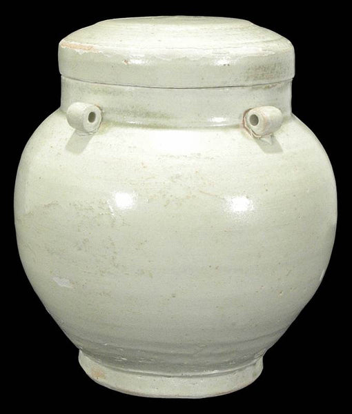 Chinese Song Dynasty Qingbai Jar w Cover , 1000 AD